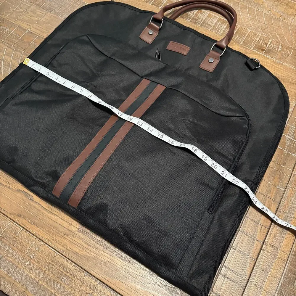Baleine Garment Bag Travel Bag Suit Black and Brown Travel Traveller Business